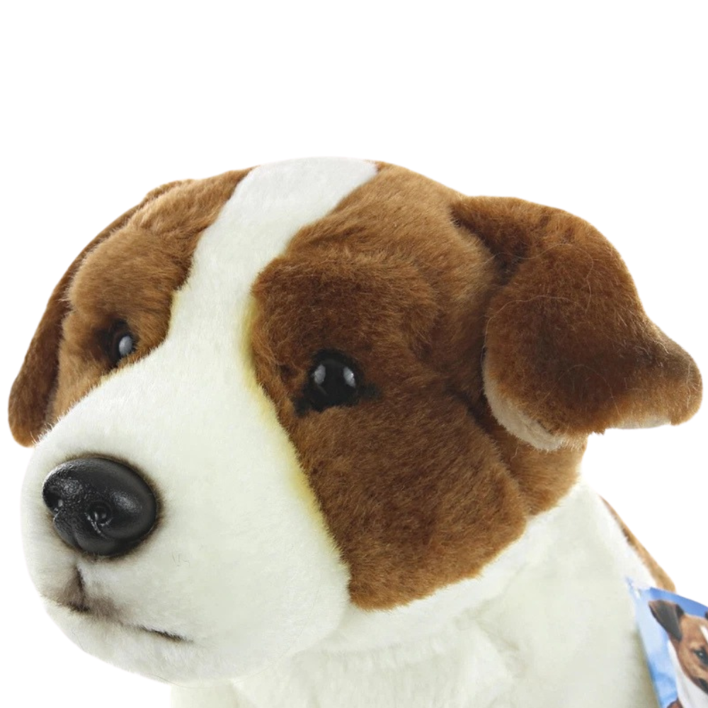 Jack Russell Plush Soft Toy Puppy Dog Teddy by Faithful Friends 25cmh Ideal Gift for Kids