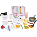 Melissa & Doug Star Diner Restaurant Play Set 41 Pieces Pretend Food Toy for Kids