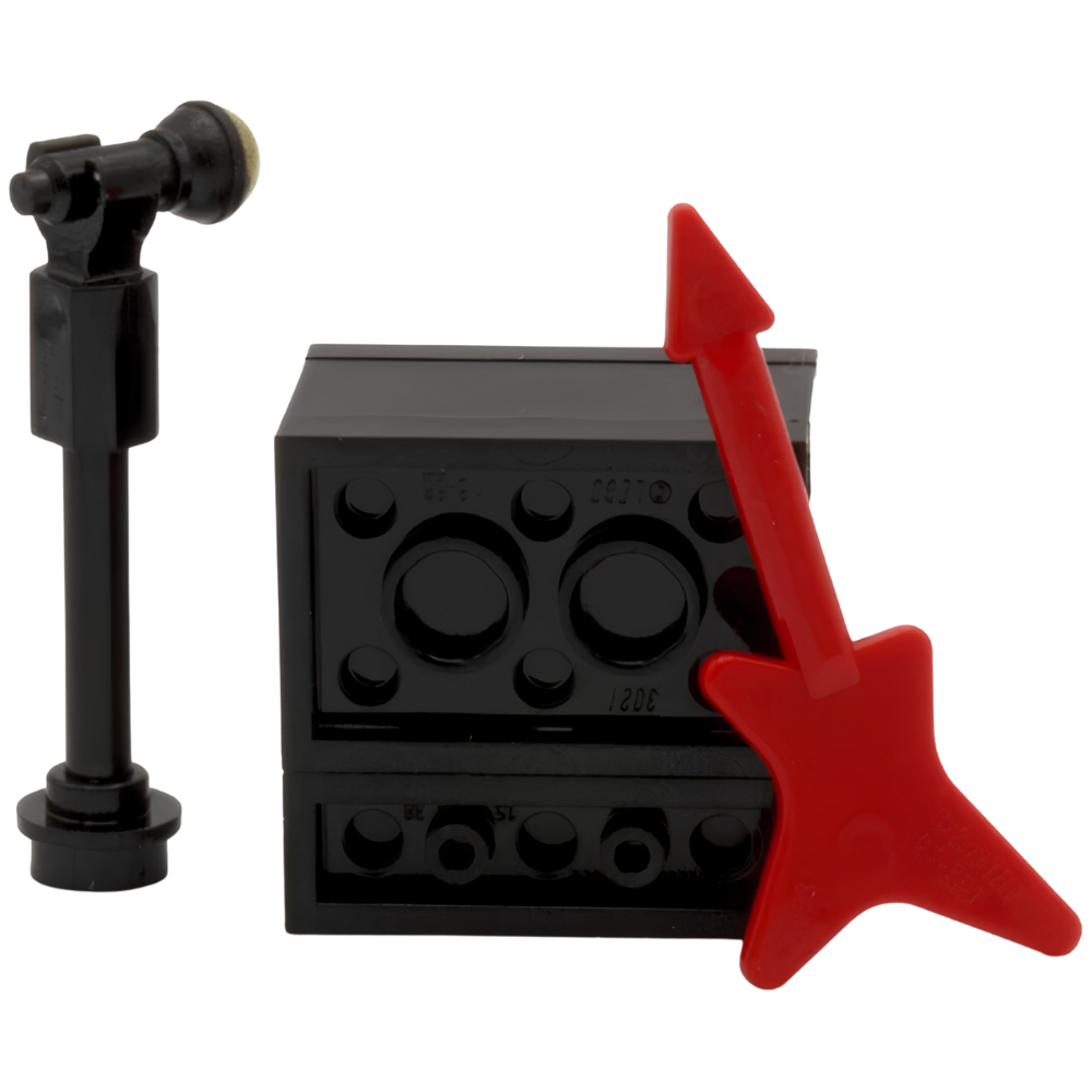 LEGO Guitar and Amplifier Music Set Custom Kit MOC Instrument Accessories 14 Pieces