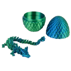 3D Printed Dragon Egg Articulated Dragon Toy Fidget Sensory Collectible