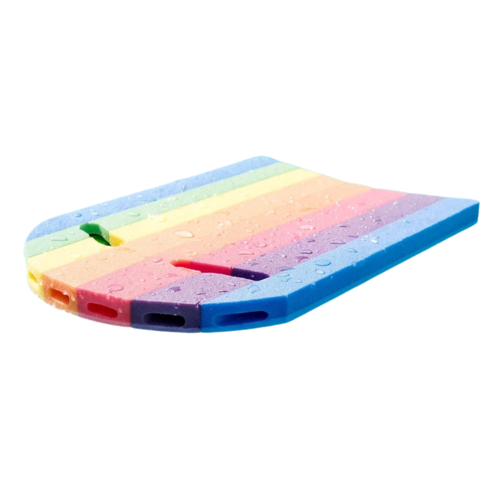 Rainbow Swimming Kickboard Lightweight EVA Foam Swim Board for Kids & Adults
