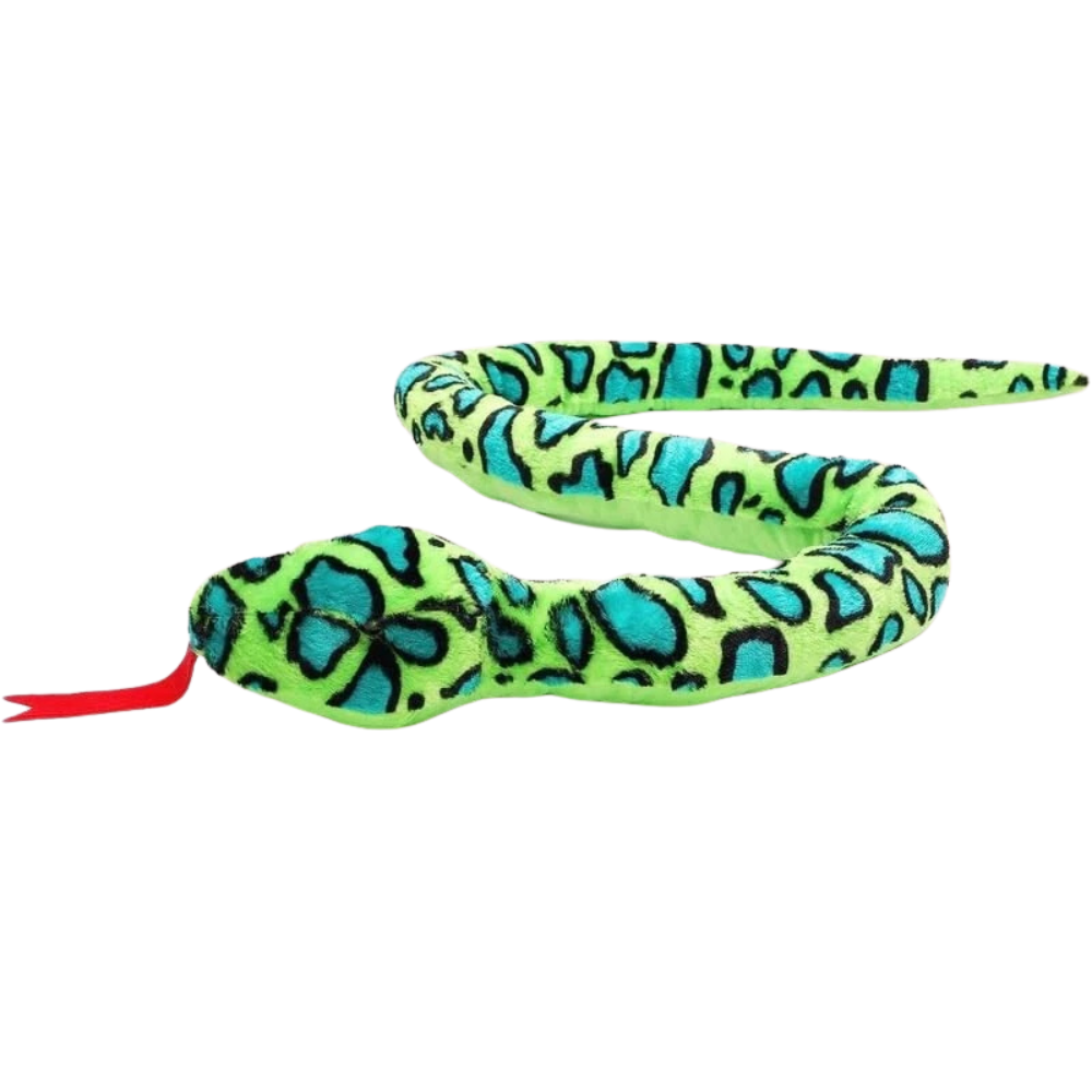 Toyland Giant 170cm Plush Snake Two-Toned Cuddly Reptile Toy Draught Excluder Green Xl Toy