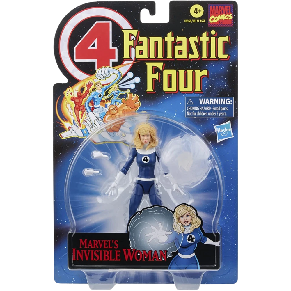Marvel Fantastic Four Legends Series Invisible Woman 6-Inch Retro Action Figure