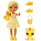 Rainbow High Littles Daisy Madison Doll with Yellow Outfit, Handbag and Magical Pet Bear