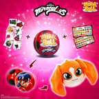 Miraculous Ladybug Kwami Surprise Ball Plush Squishy Toy 3 Surprise Characters Collectible Mystery Kidstoy