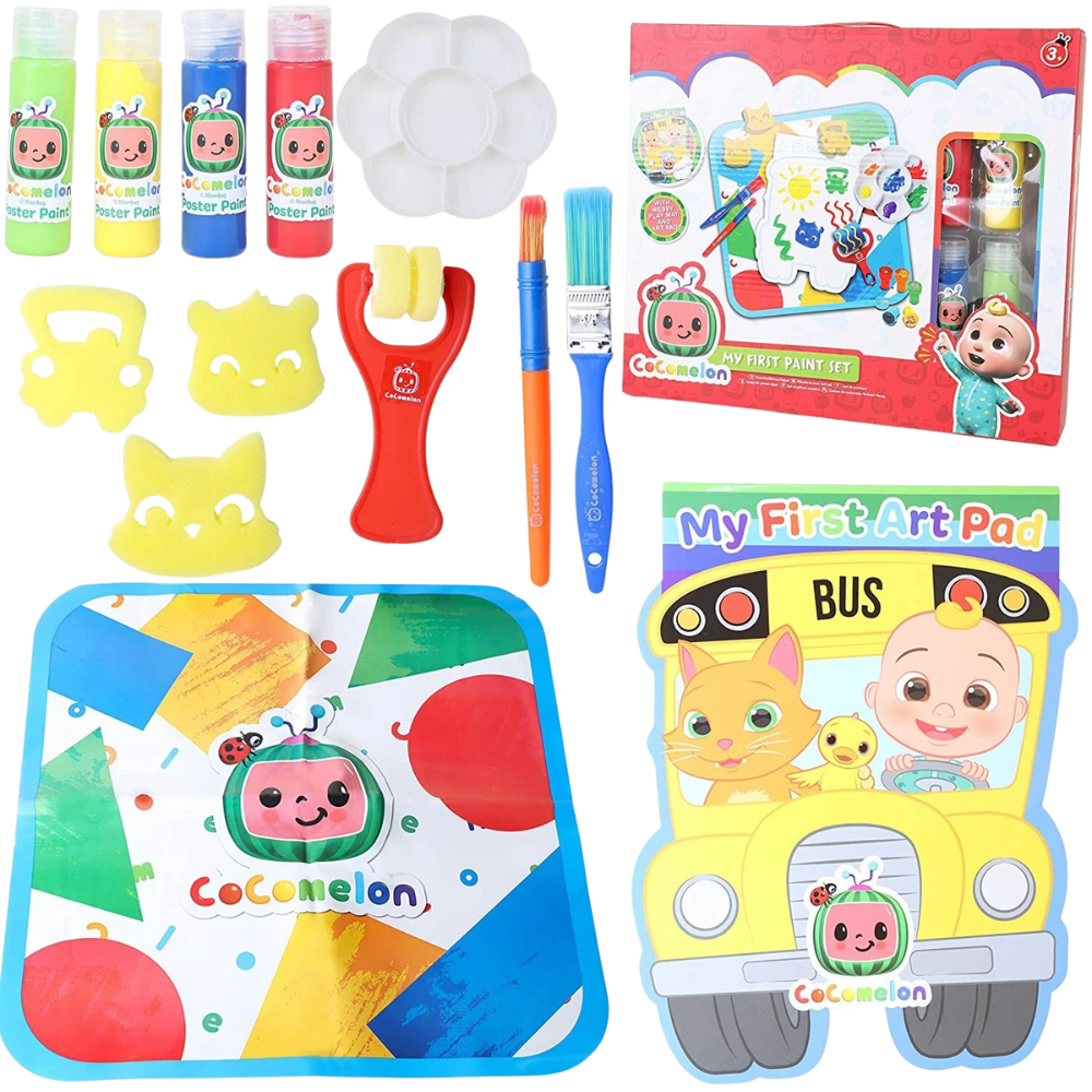 Toyland Cocomelon My First Messy Play Paint Set Toddler Arts & Crafts Tl268 Creative
