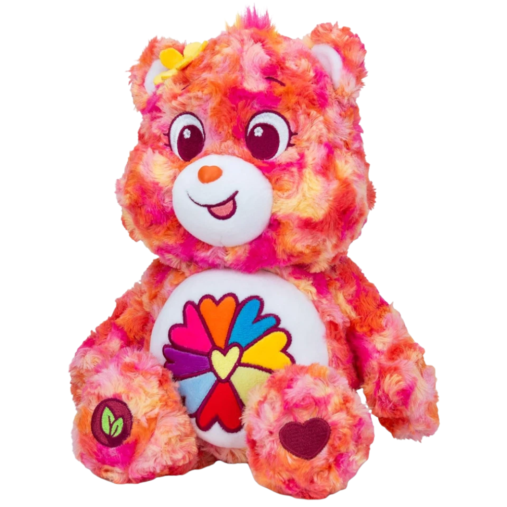 Care Bears Flower Power Bear Medium Plush Teddy Soft Toy 35cm Collectible Gift