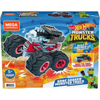 Hot Wheels Mega Construx Bone Shaker Monster Truck 194pc Building Set Kids Mattel
