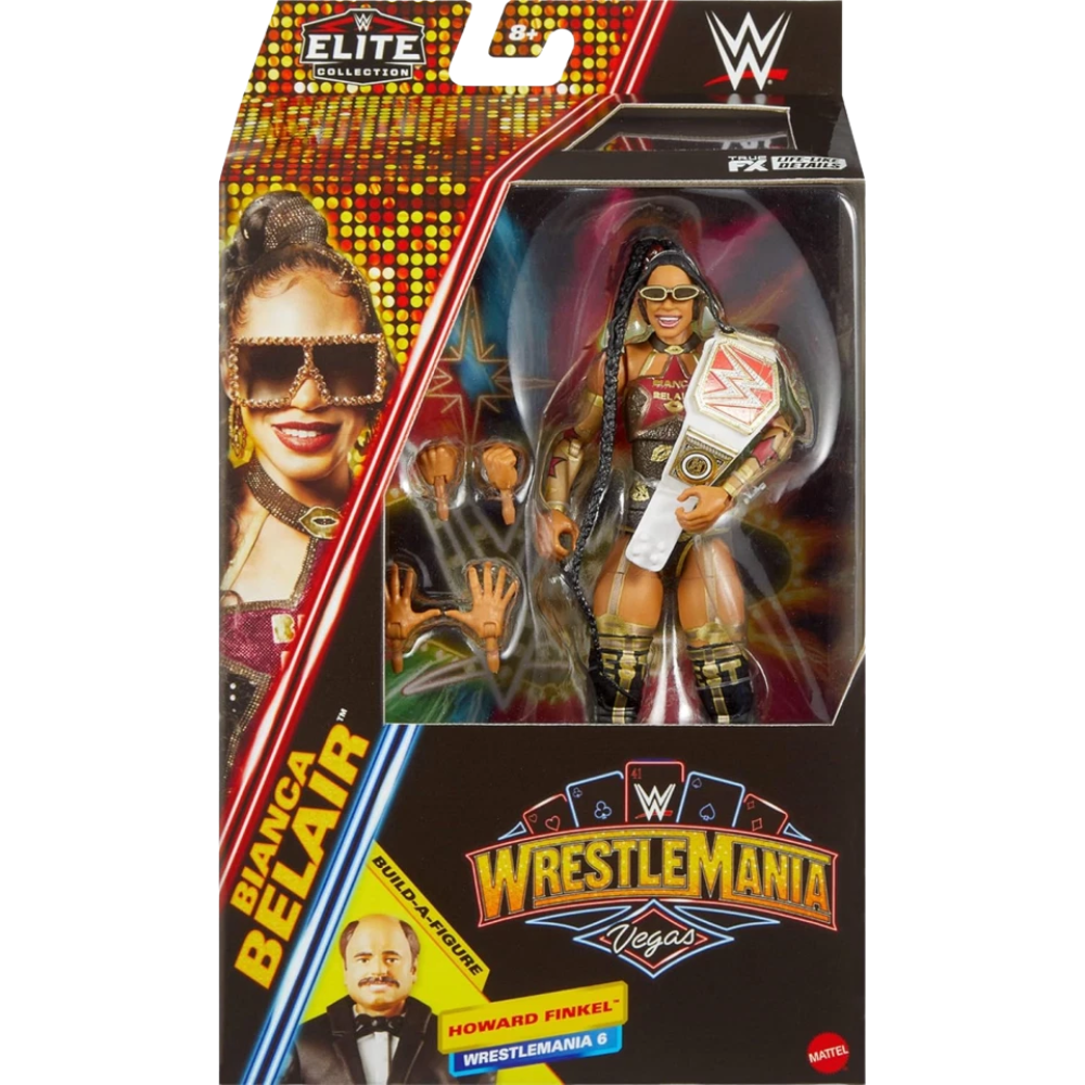 WWE Bianca Belair WrestleMania Elite Collection Action Figure 6.5in Poseable Collectible Toy