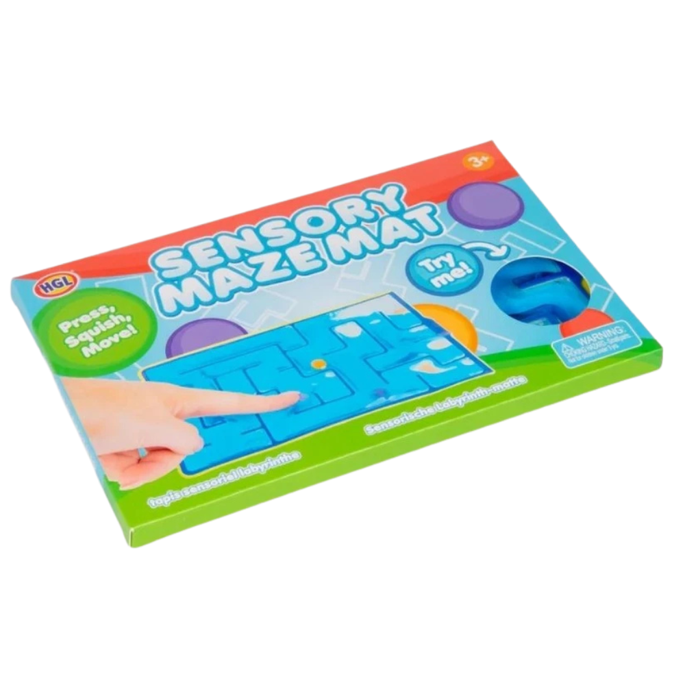 Sensory Maze Mat Fidget Toy Tactile Stress Relief Pad Kids Adults