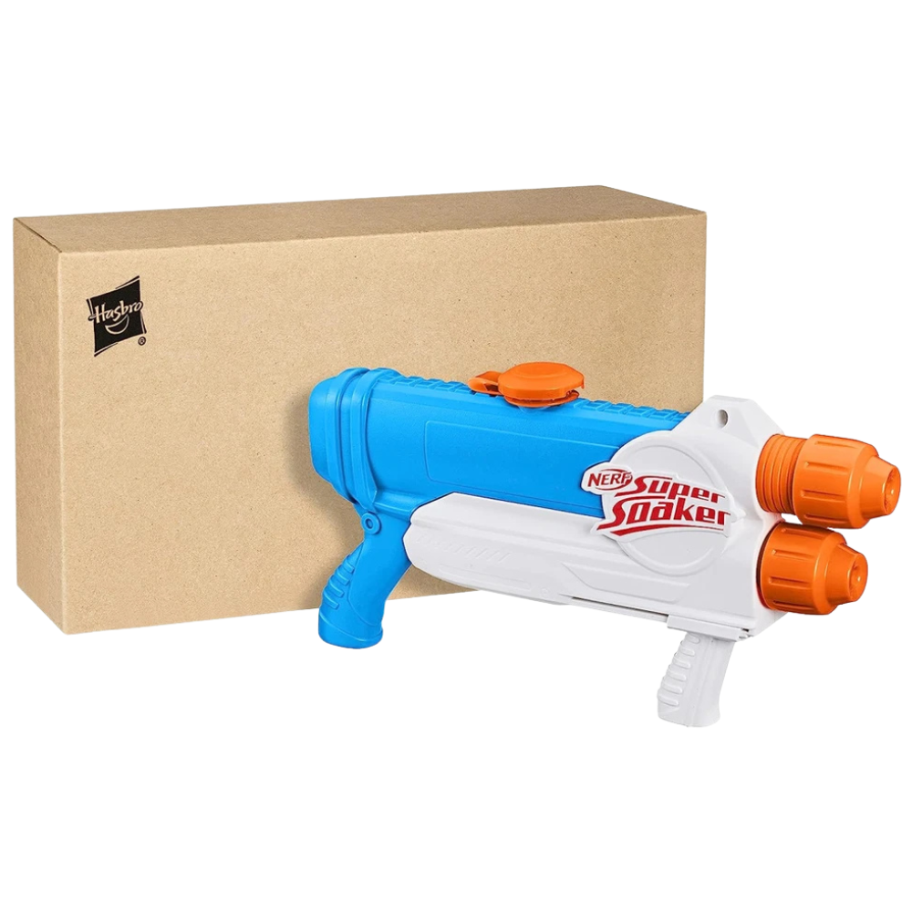 Nerf Super Soaker Barracuda Water Blaster Dual Barrel 1L Capacity Kids Outdoor Toy Fun Day