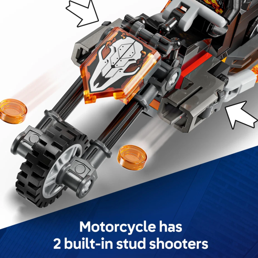 LEGO Marvel 76335 Spider-Man vs Ghost Rider Motorcycle Building Set 6+