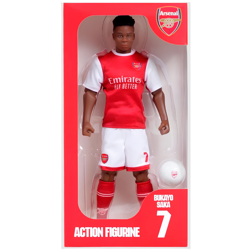 Saka Arsenal Action Figure Collectible Football Player Figurine for Arsenal Fans Supporters & Collectors