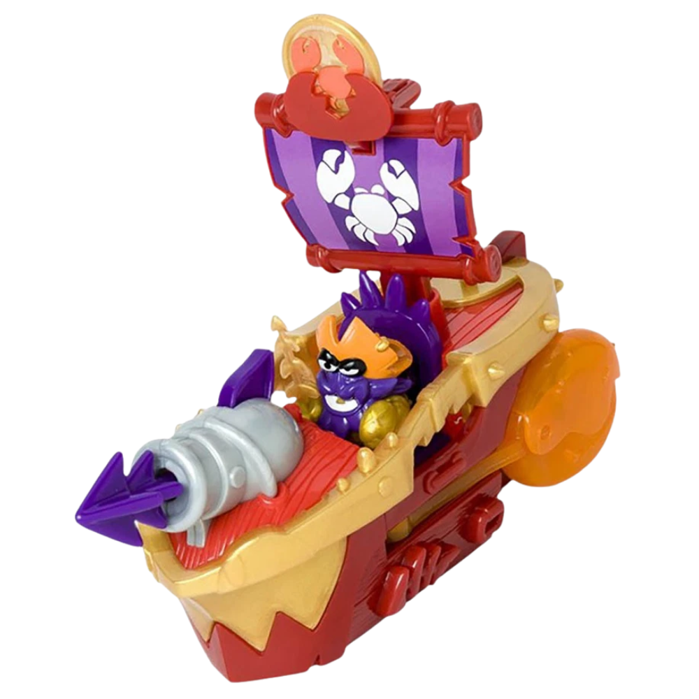 Magic Box Piratix Adventure World Golden Treasure Sea Crusher Collectable Figure Pirate Toy & Character Figure