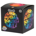 Fluffy Rainbow Sugar Ball Soft Squishy Sensory Fidget Toy Rainbow Stress Relief