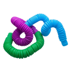 8x Fidget Pop Tubes Sensory Toy Stretchy Stress Relief Handheld Toy for Kids