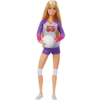 Barbie Made to Move Volleyball Player Doll Sports Career Toy with Ball Kids 3+