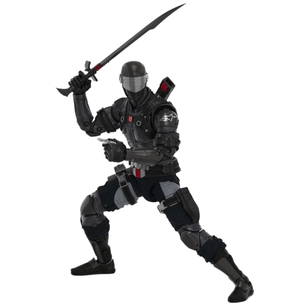 Fortnite G.i. Joe Snake Eyes Zero Point Edition Collectible Figure with Weapon Accessories