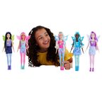 Barbie Color Reveal Rainbow Galaxy Series Doll with 6 Surprises, Accessories and Colour-Change Fun