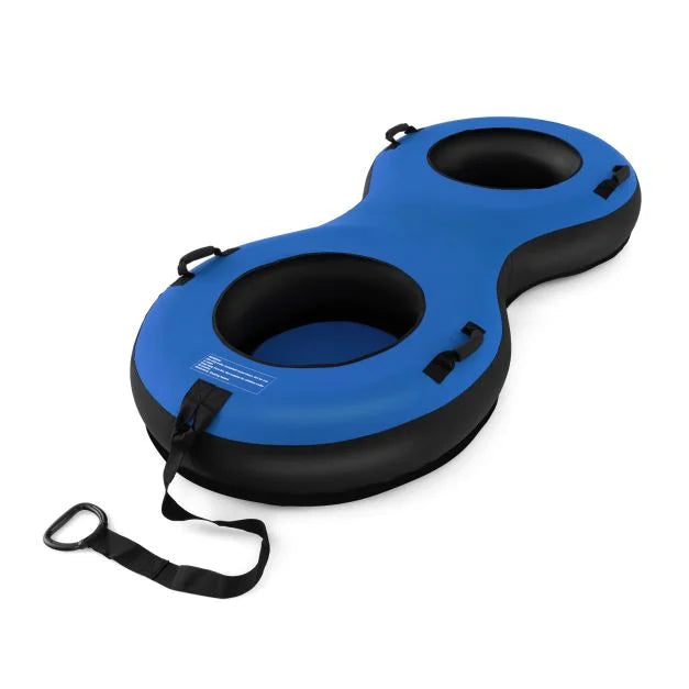2-Person Heavy-Duty Inflatable Snow Tube for All Ages
