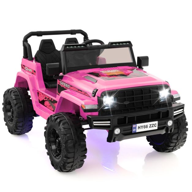 2-Seater Kids Ride-On Truck with Parent Remote Control