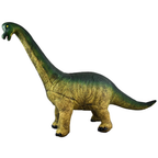 21 Inch Large Brachiosaurus Dinosaur Toy, Soft Rubber Jurassic Figure for Kids and Collectors