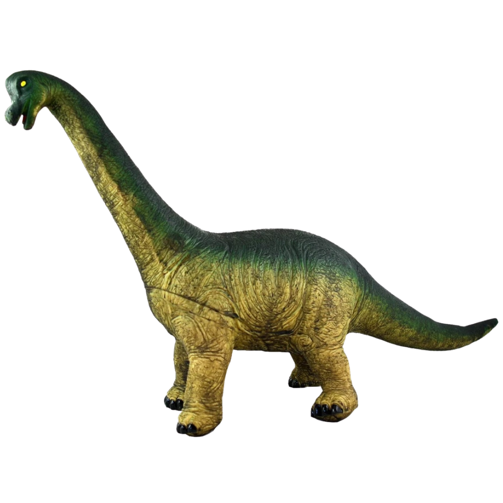 21 Inch Large Brachiosaurus Dinosaur Toy, Soft Rubber Jurassic Figure for Kids and Collectors