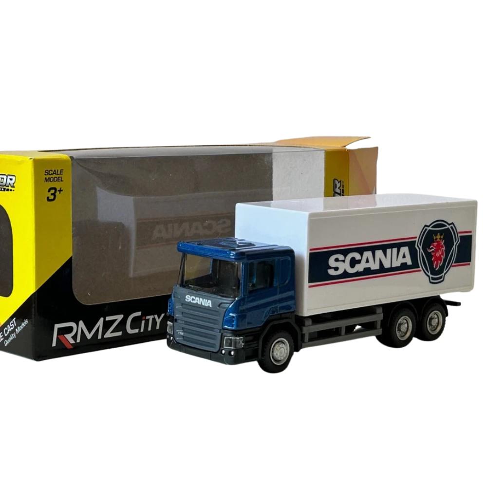 Rmz City Scania P-Series Lorry Truck Diecast Delivery Model Toy 1:64 Scale Collectible