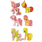 12x Kids My Little Pony Cartoon 3D Plastic Figures Set