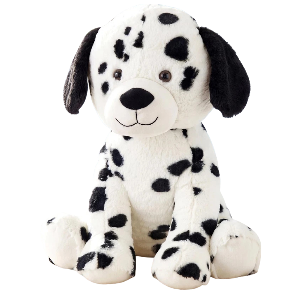Dalmatian Puppy Soft Toy 15 Inch Sitting Teddy Stuffed Animal Cuddly Dog Pet Plush Kids Gift