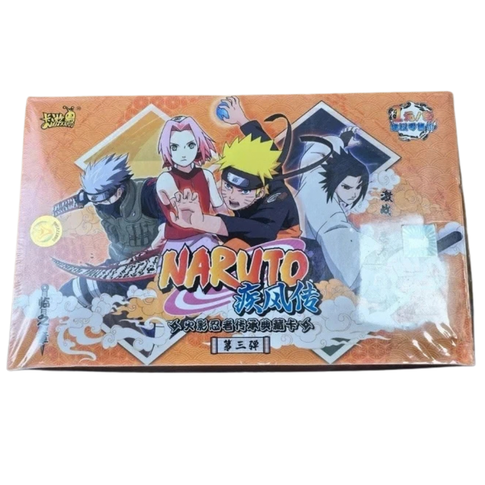 Naruto Kayou Tier 1 Wave 3 TCG Trading Cards 36 Packs Brand New Sealed Box