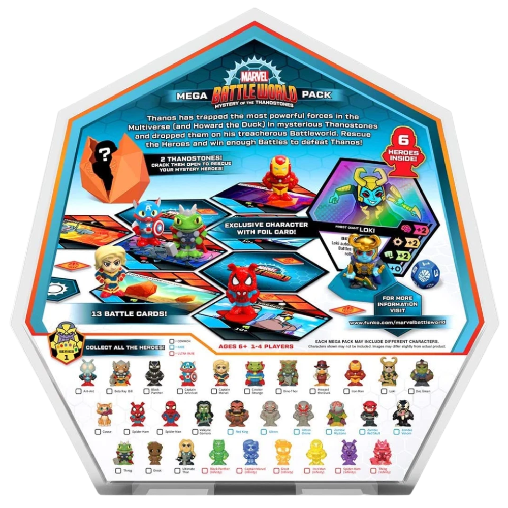 Marvel Battleworld Series 1 Mystery of the Thanostones Mega Pack Loki Game Set