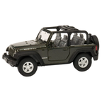 Welly 2007 Jeep Wrangler Rubicon Diecast Model Car American SUV Toy