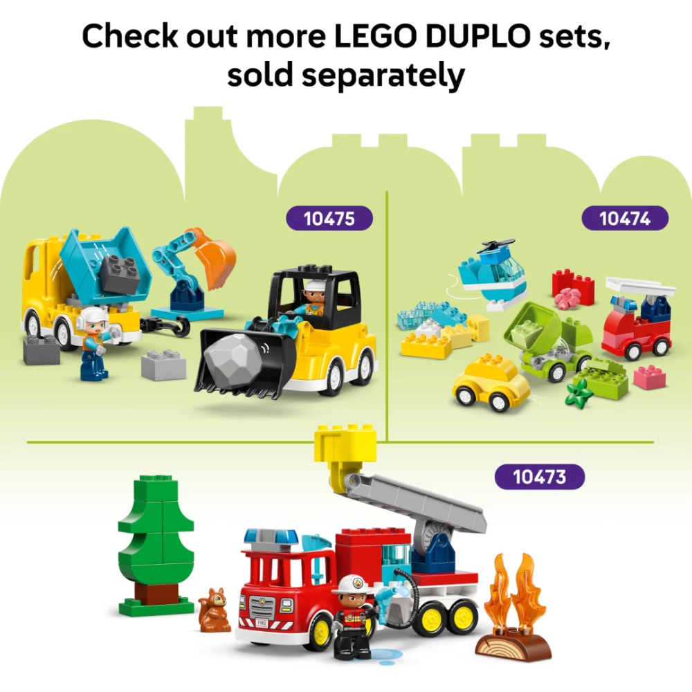LEGO DUPLO Creative Cute Pets 3 in 1 Building Toy Set 10477 Toddler Animal Playset