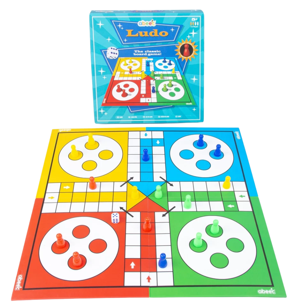 abeec Classic Ludo Board Game Family Fun Traditional Game for Kids & Adults