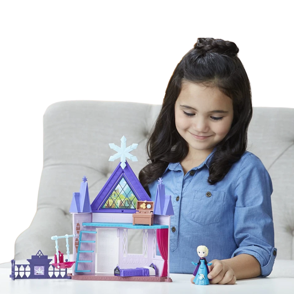 Frozen Disney Princess Royal Mini Poupee House Mini Elsa Doll Hasbro Bedroom Playset New 4