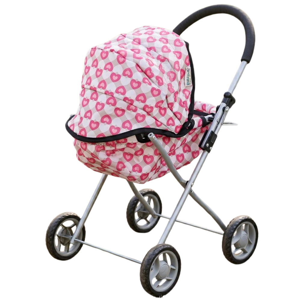 Baby Doll Pram Pushchair Toy Stroller for Children Bibi Doll Accessories for Pretend Play