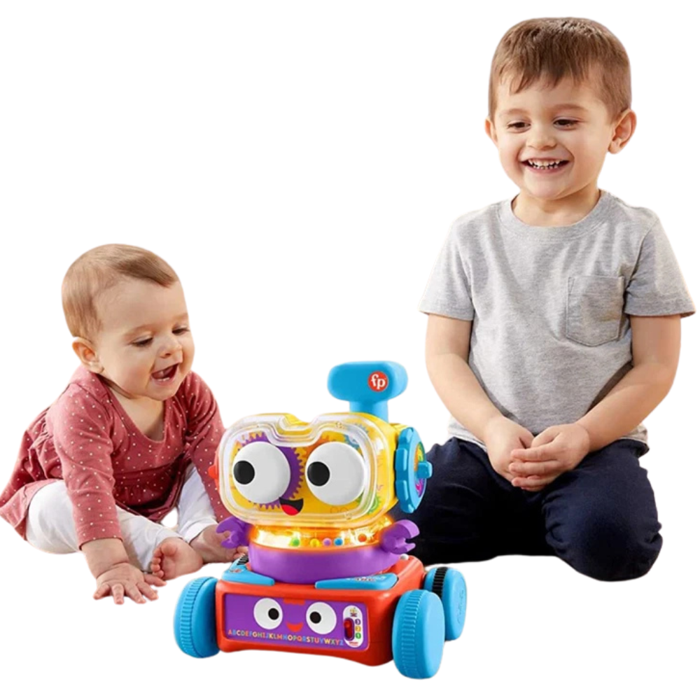 Fisher-Price 4-in-1 Ultimate Learning Bot Electronic Activity Toy Music Lights Baby Kids