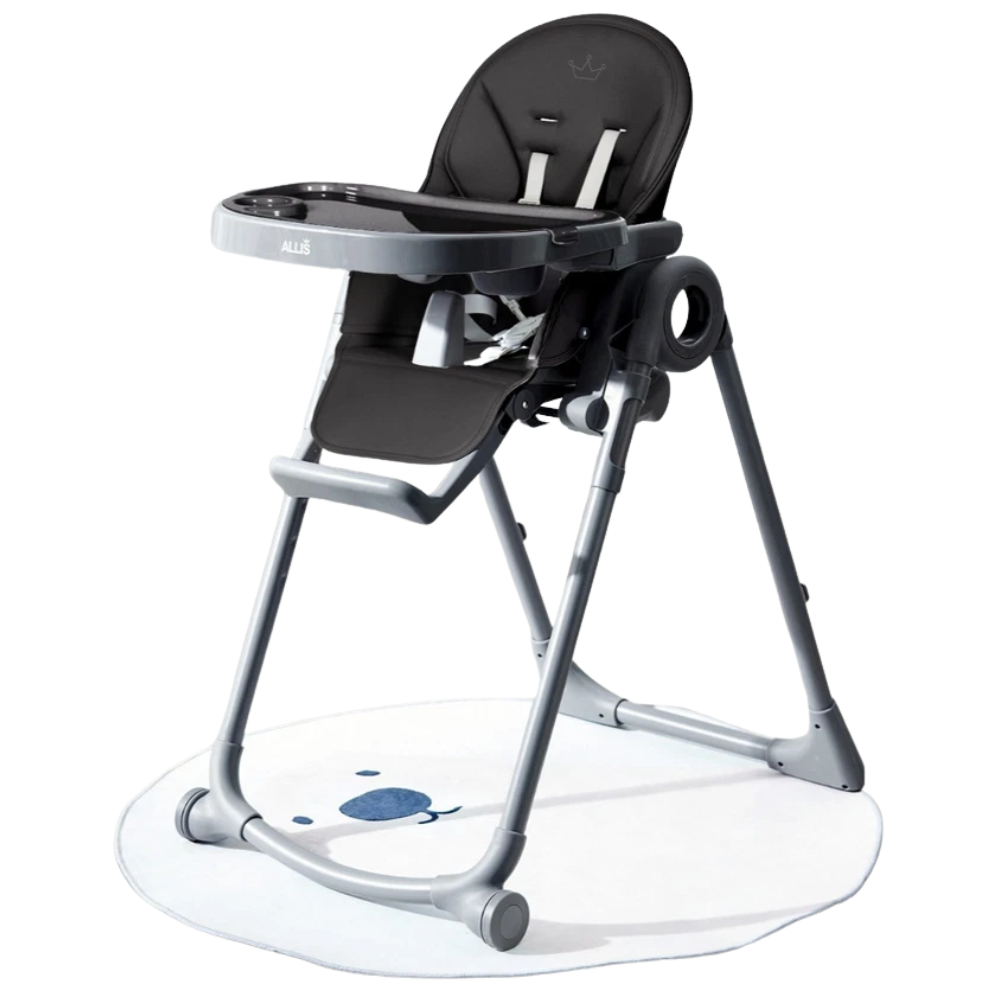 Baby High Chair Folding Toddler Feeding Seat with Toy Bar