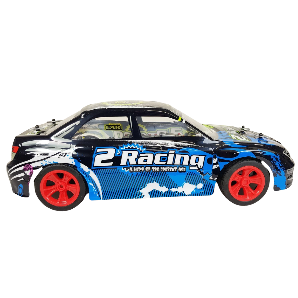 Remote Control Subaru Drift Car RC 1:10 2.4GHz RWD LED Neon Lights Kids 6+