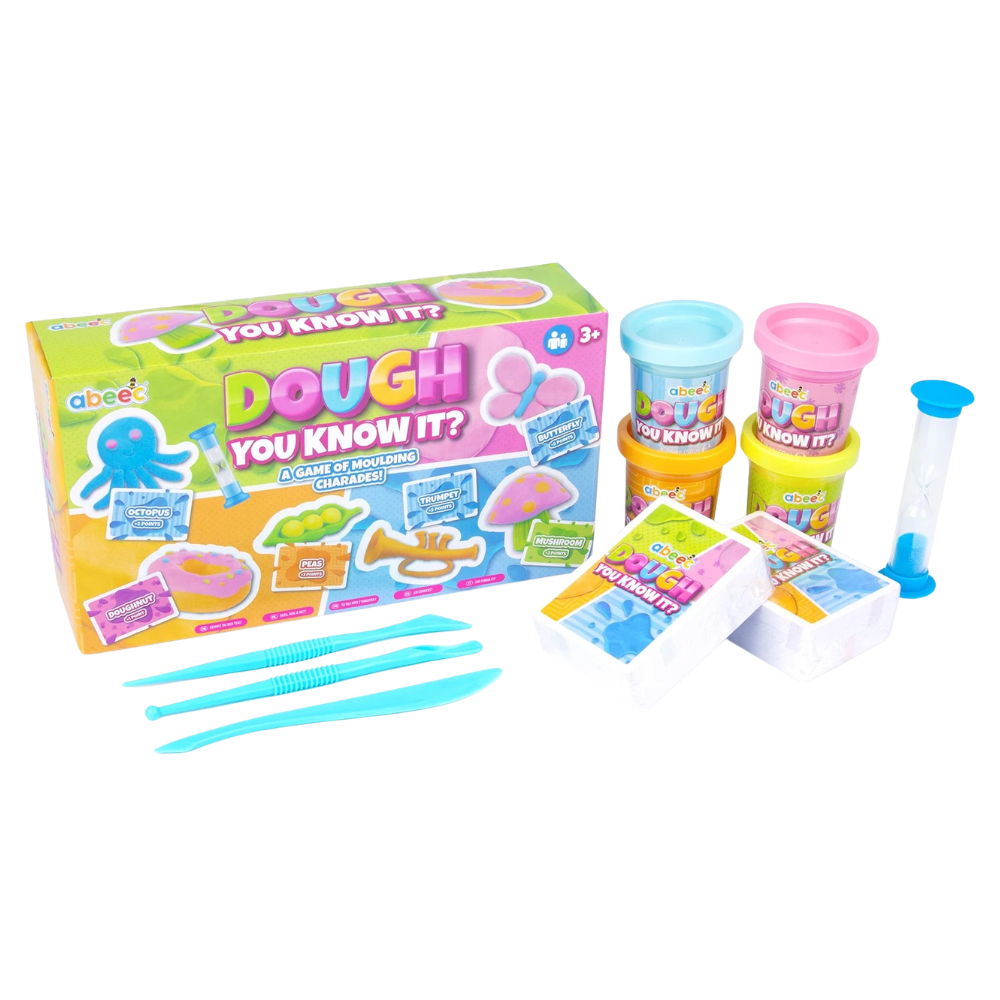 abeec Dough You Know It Board Game Family Fun Kids Creative Dough Party Game