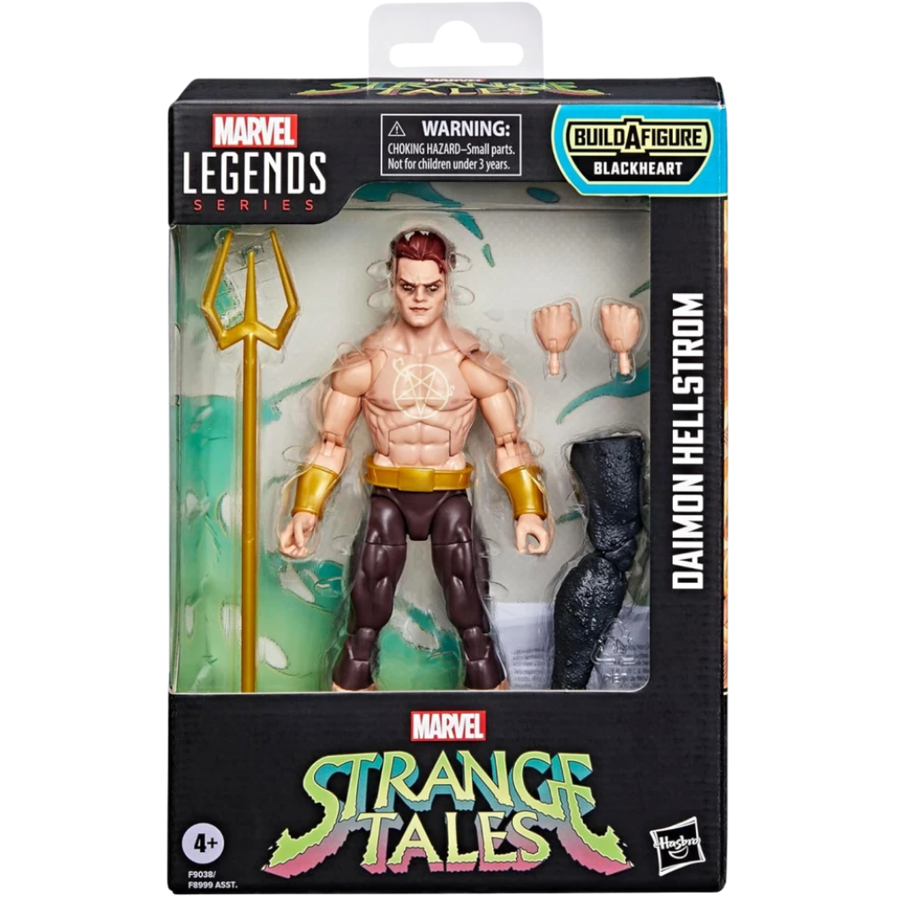 Marvel Legends Daimon Hellstrom Strange Tales 6-Inch Action Figure with Trident Accessories