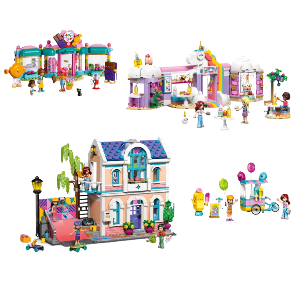LEGO Friends 42680 Heartlake City Mini Supermarket Building Set Autumn Zac Dog 5+ Building