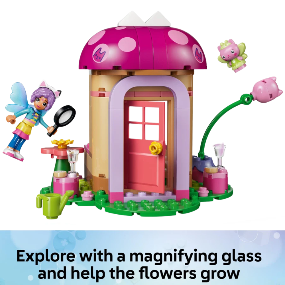 LEGO Gabby’s Dollhouse Kitty Fairy’s Garden House Building Set Toy Gift 4+ Years