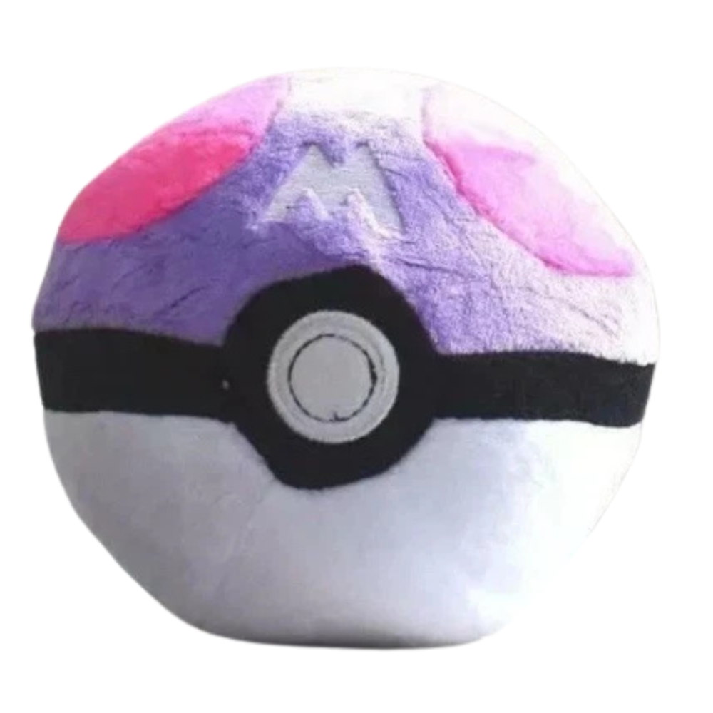 Pokemon Master Ball Pokeball Plush Soft Toy Teddy Cute Collectible Gift Kids Fans