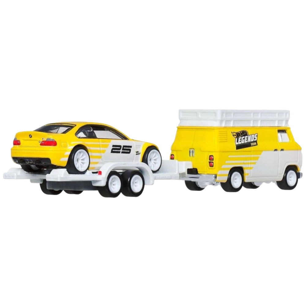 Hot Wheels Team Transport BMW M3 E46 & Rally Hauler 1:64
