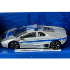 Lamborghini Reventon Italian Polish Police Car Metal Diecast Model Toy 1:43 Scale Collectible