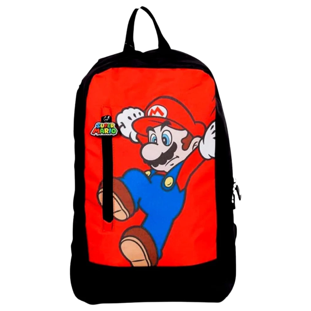 Mario Backpack Super Mario Bros Twin Compartment School Bag Rucksack