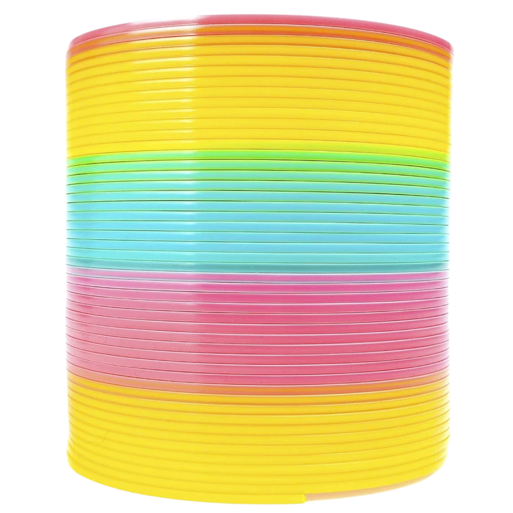 Giant Rainbow Spring Toy Large Colourful Slinky Fun Kids Toy
