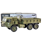 Fayee Fy004a Rc Military Truck 6wd 1:12 Scale 2.4ghz 15km/h Led Kids Toy Off-Road Vehicle 8+ Army